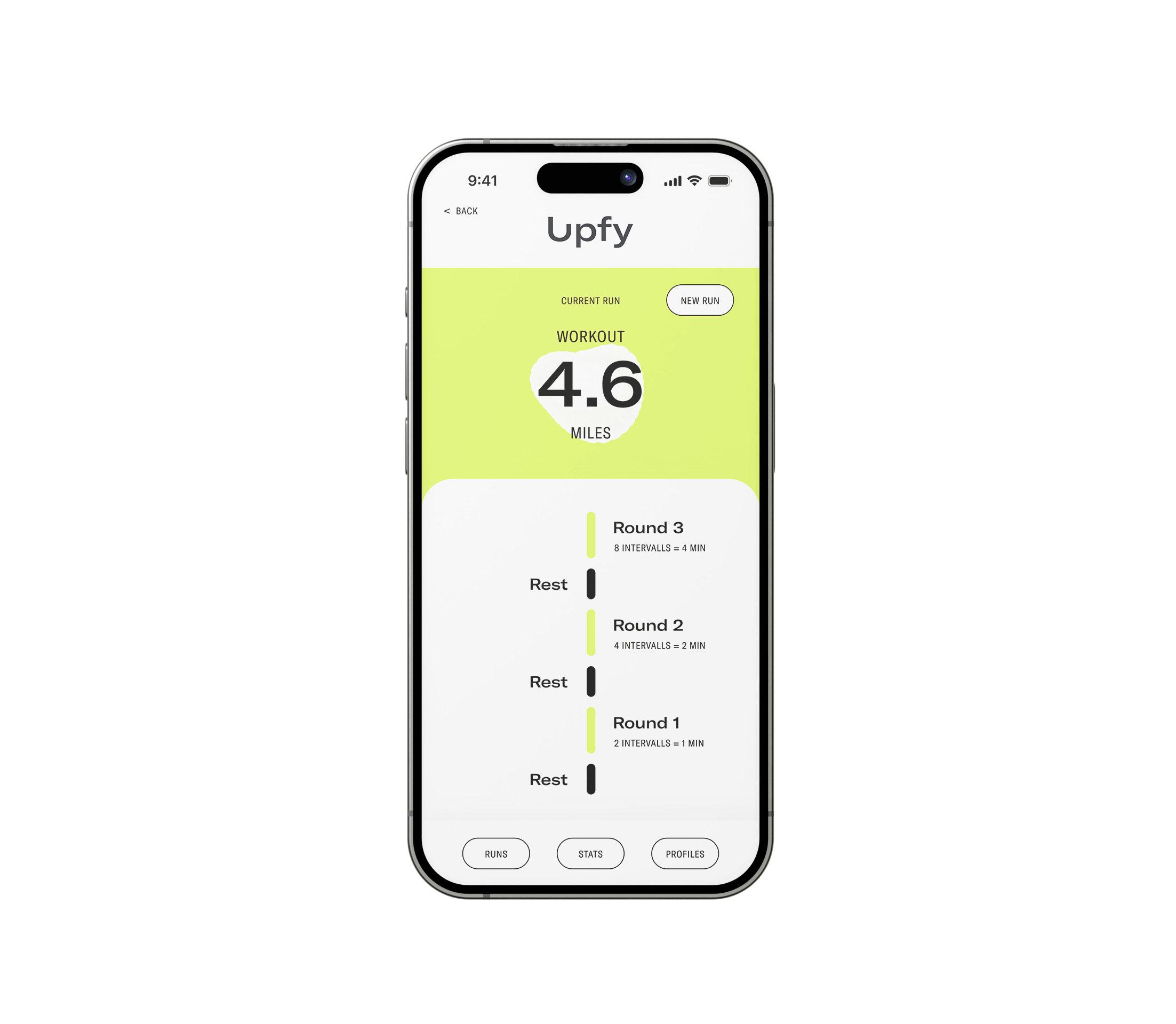Upfy Running App 002d