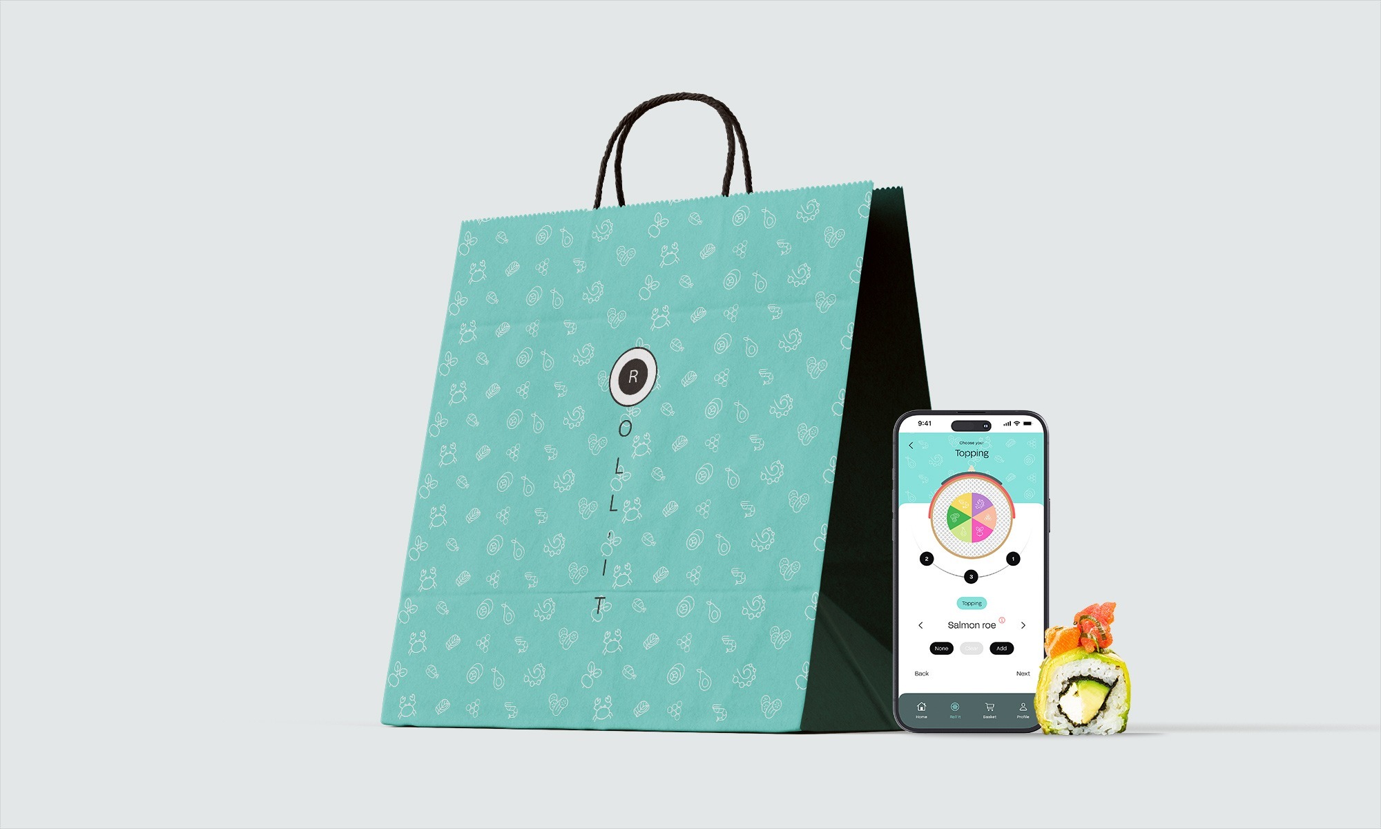 Roll It Sushi App Food Delivery System Web