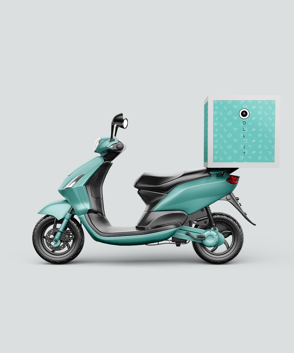 Roll It Sushi App Scooter Delivery 001 Web